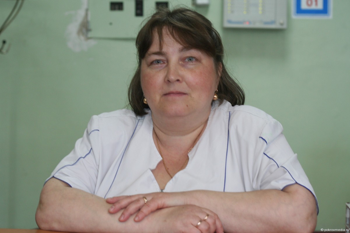 Наталья Владимировна Мирошниченко, постовая медсестра.