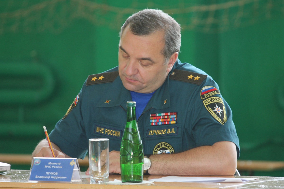 Совещание ведёт министр Владимир Пучков