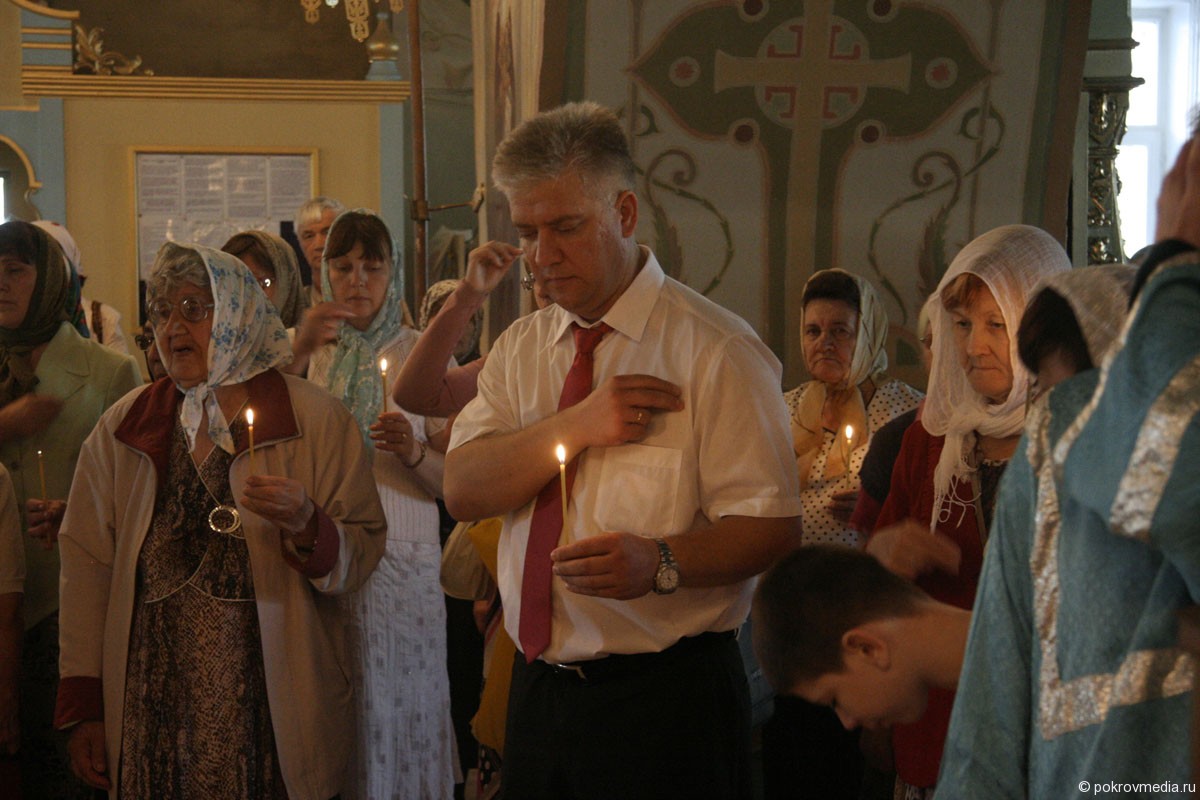 Молебен в Свято-Покровском храме