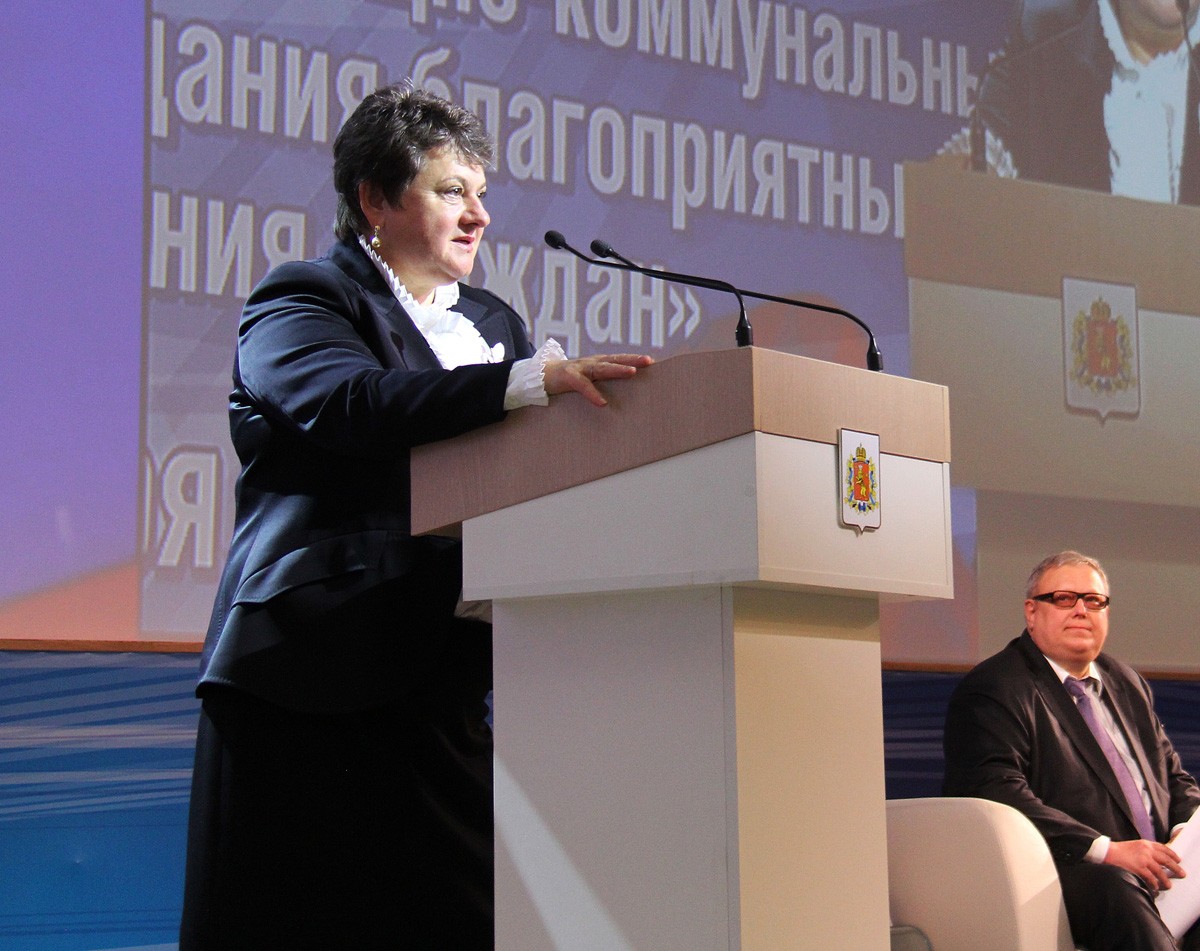 Светлана Орлова рассказала участникам совещания о том, что удалось сделать Владимирской области в части реформирования жилищно-коммунальной отрасли