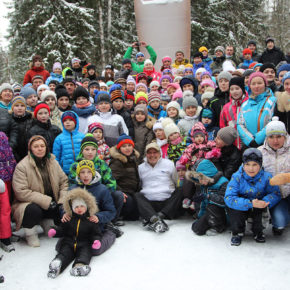 Лыжный пробег к мемориалу на месте гибели Ю. Гагарина